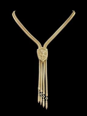 Vintage Sperry Gold-Tone Tassel Lariat Necklace - Elegant Women’s Jewelry